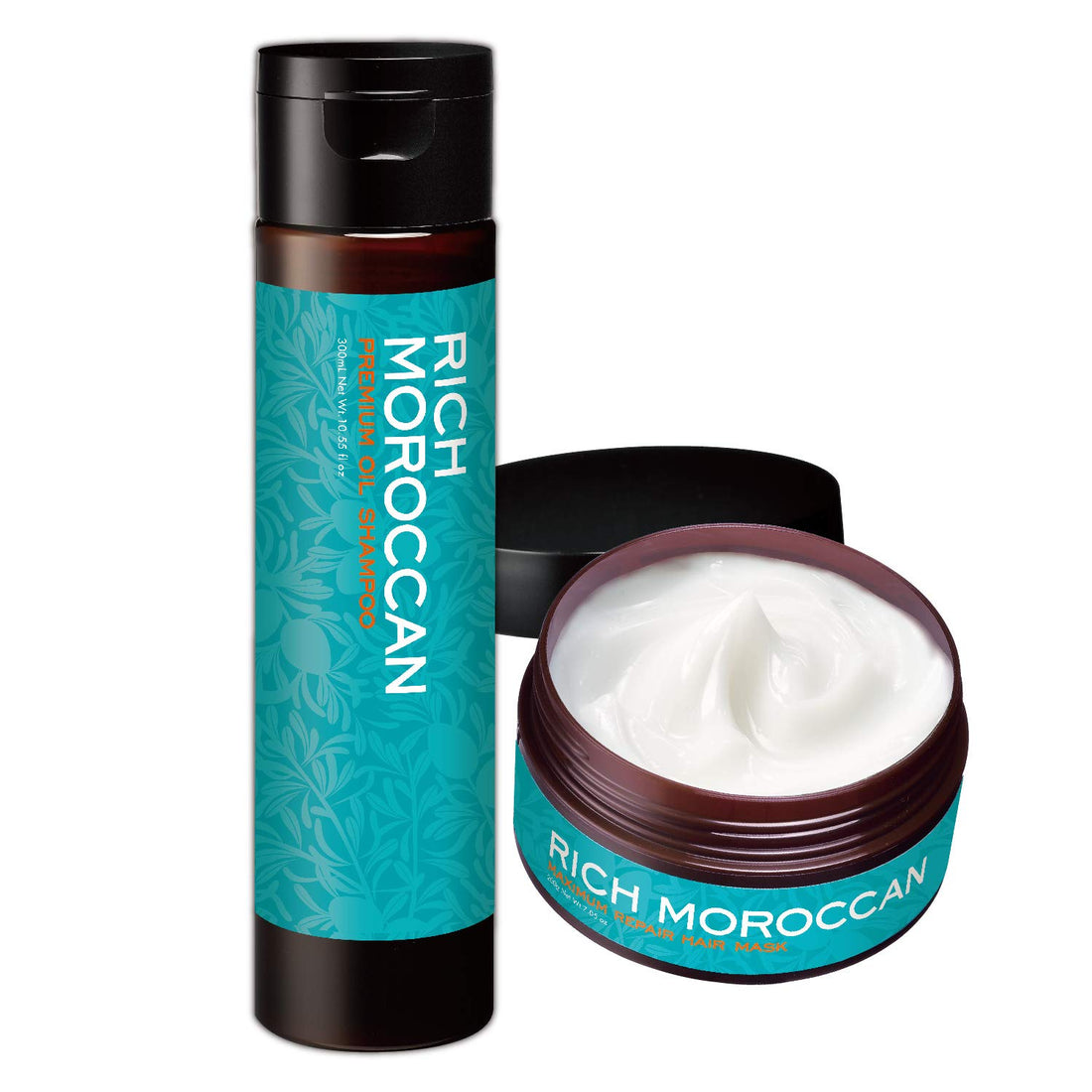 RICH MOROCCAN Shampoo and Hair Mask Set 300ml and 200g