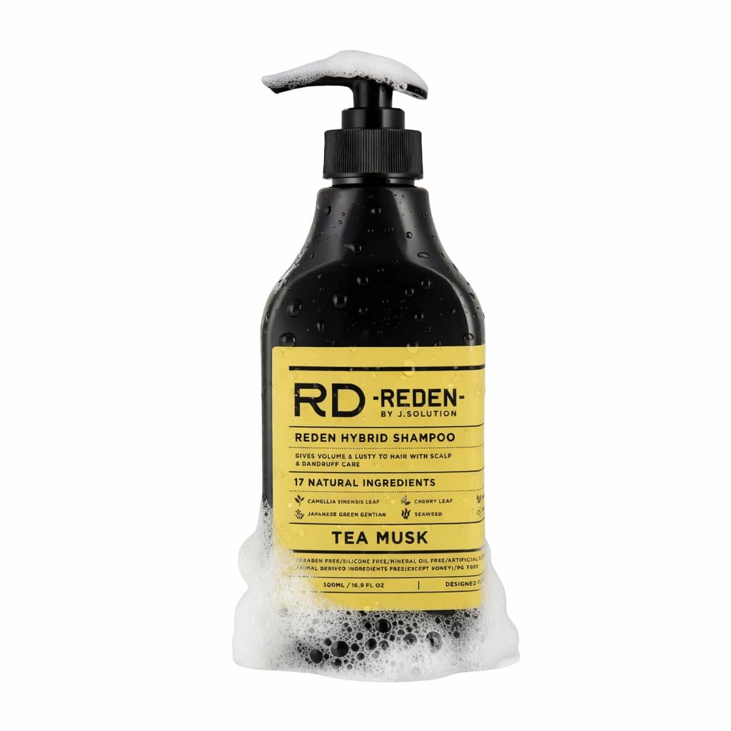 REDEN Shampoo Hybride 500ml pour Hommes avec Extraits de Thé