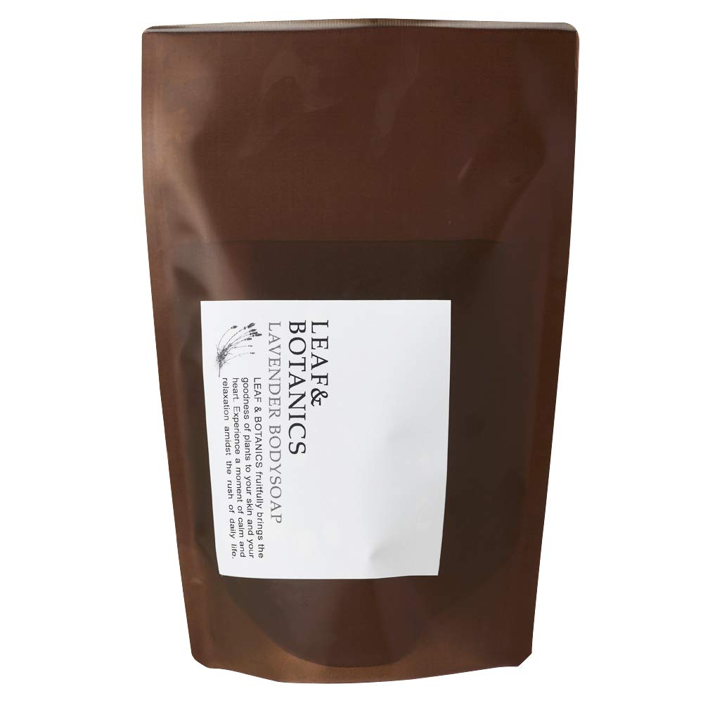 Leaf & Botanics Body Soap Lavender 370ml with Naturally Derived Ingredients