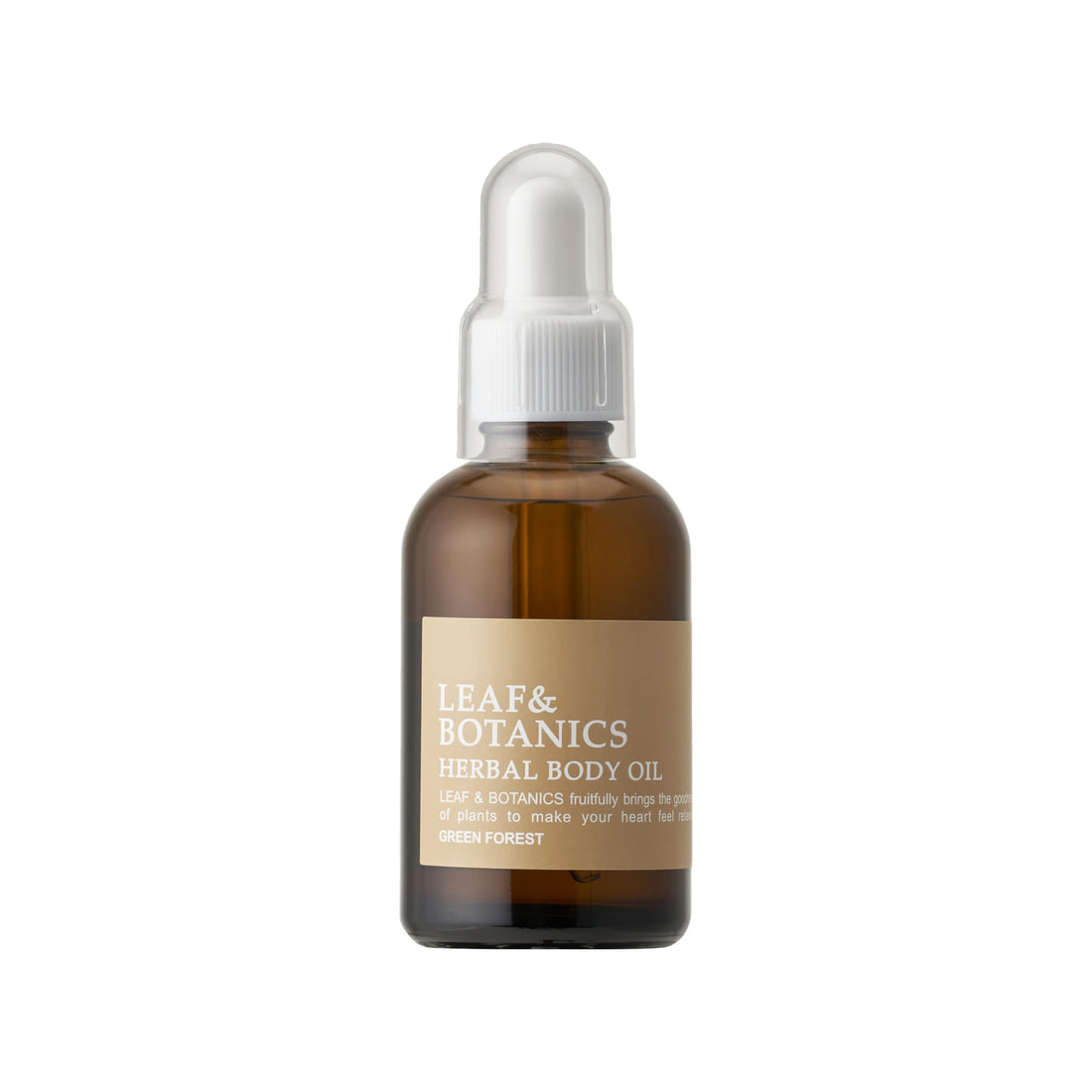 Leaf &amp; Botanics Herbal Body Oil, Green Forest 60 mL