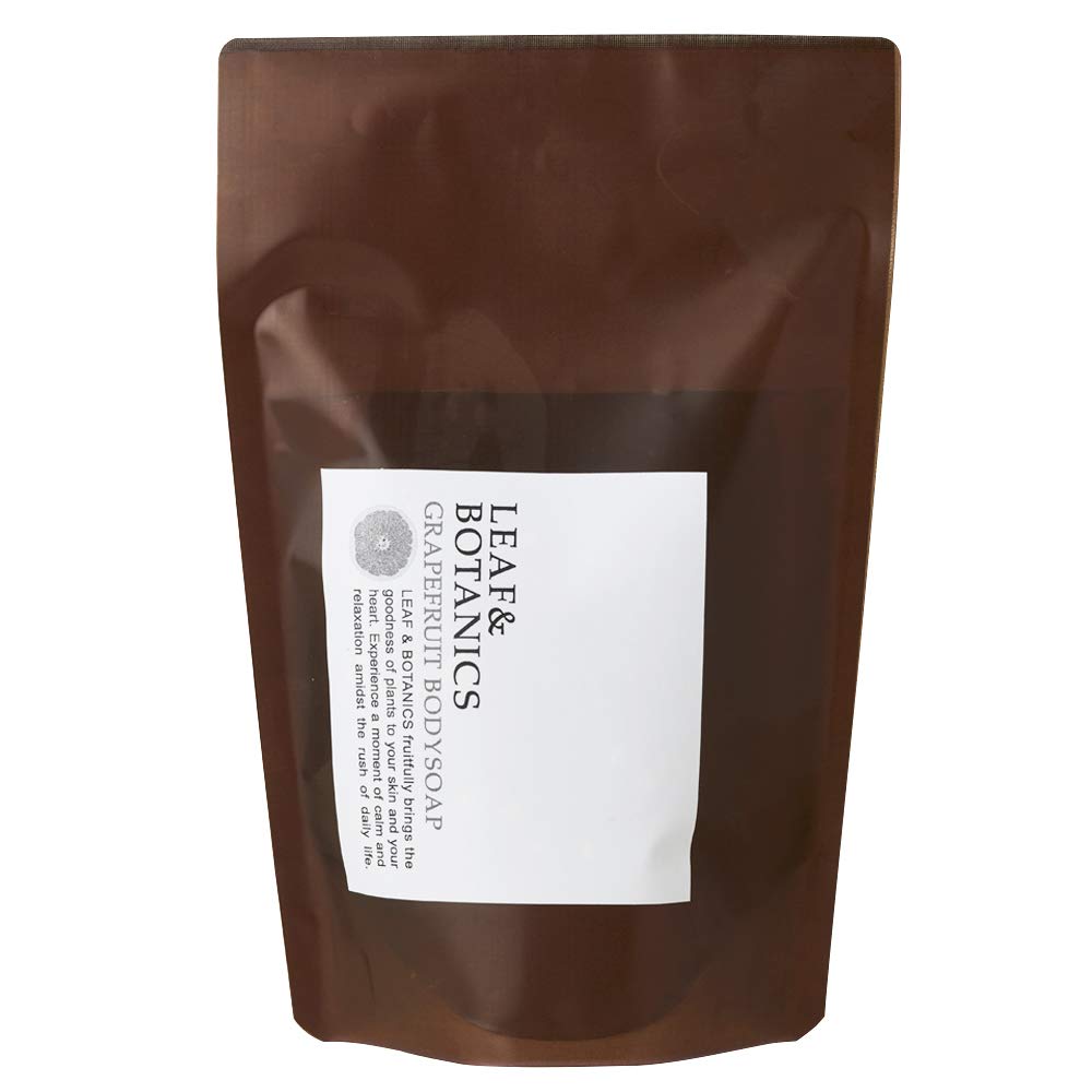 Leaf &amp; Botanics Savon pour le corps au pamplemousse, recharge 370mL (x 1)