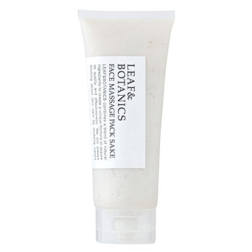 Leaf & Botanics Face Massage Pack with Junmai Sake 120g