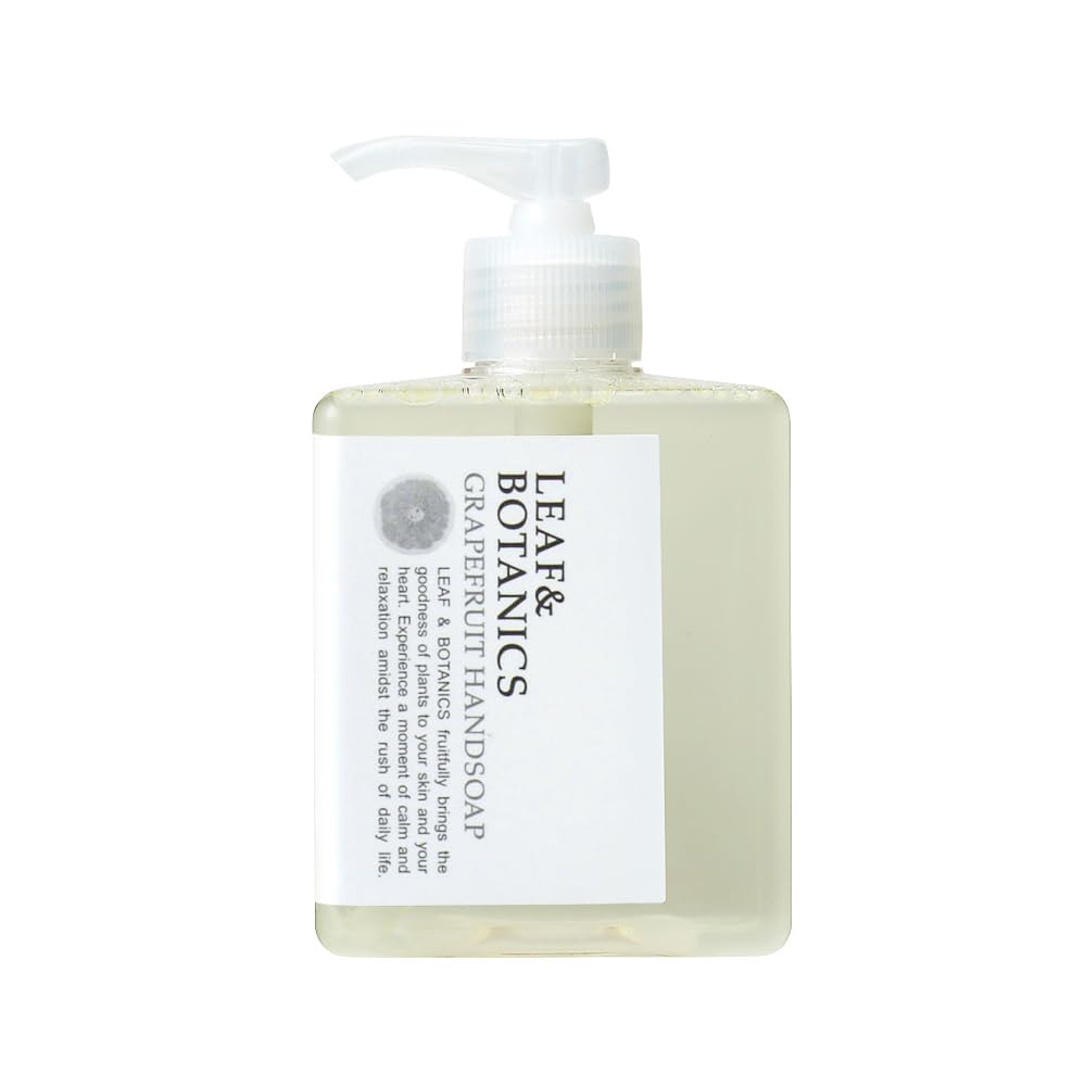 Leaf &amp; Botanics Savon pour les mains au pamplemousse, flacon 250mL