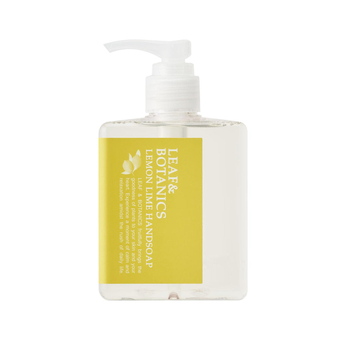 Leaf & Botanics Savon pour les mains citron et citron vert, édition limitée printemps-été
