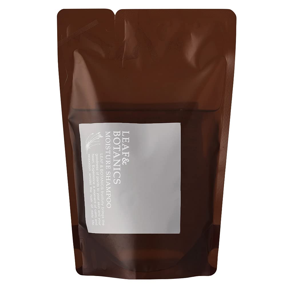 Leaf & Botanics Moisture Shampoo Refill 370ml for Japanese Hair Care