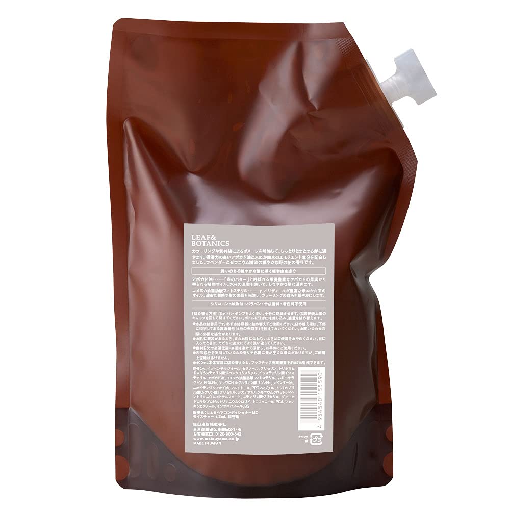 Leaf &amp; Botanics Moisture Conditioner Refill 1200ml