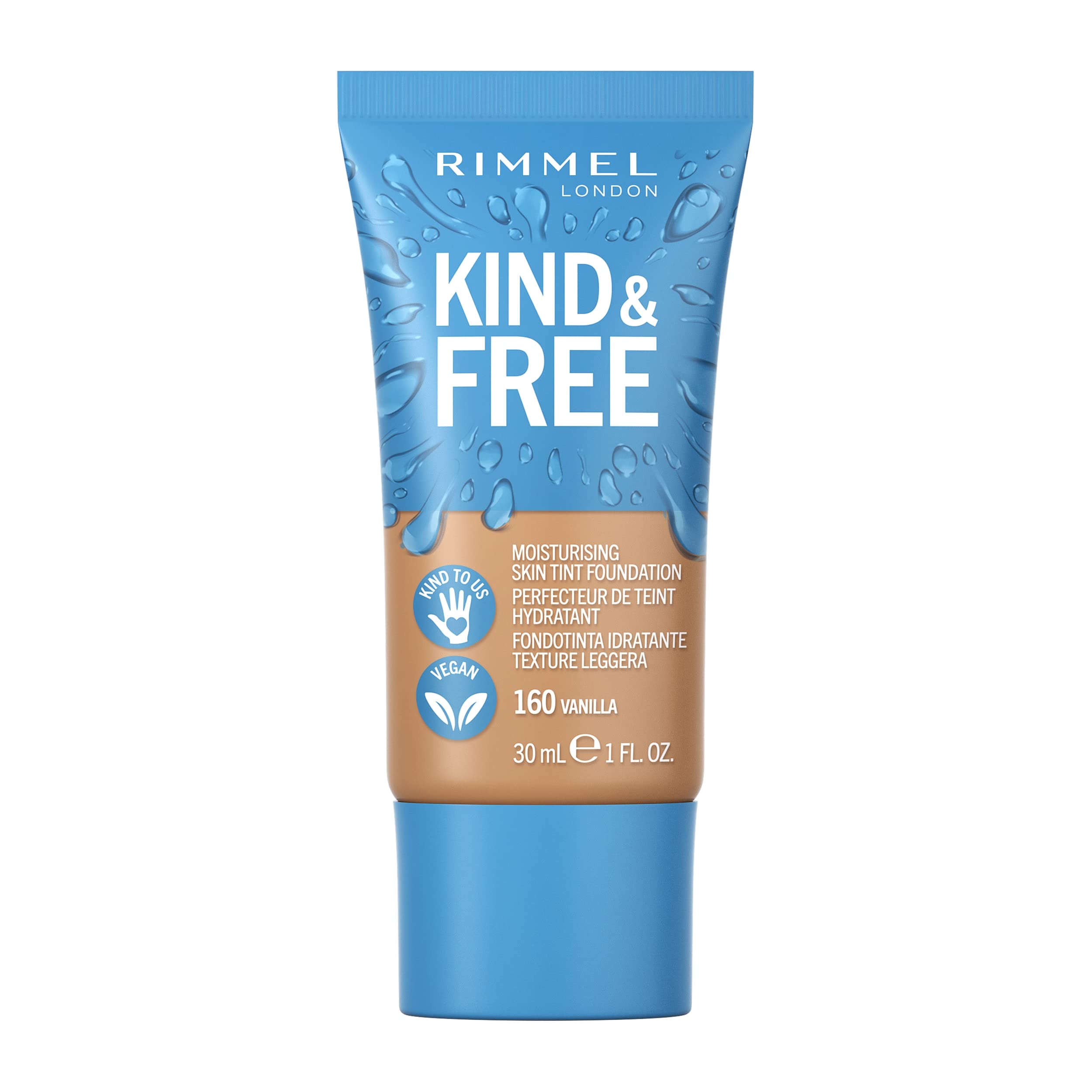Rimmel Kind &amp; Free Moist Skin Tint 160 Lightweight Tinted Moisturizer