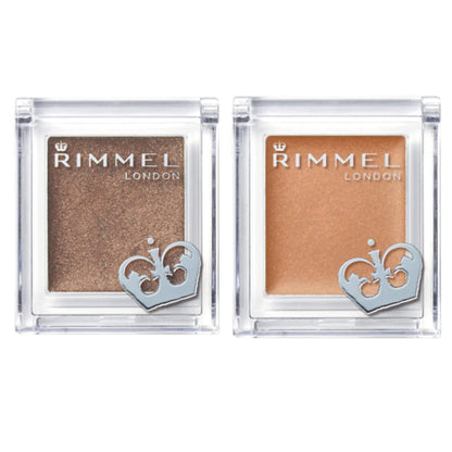 Rimmel Prism Powder Eye Color Set 005 (029 Camel Brown Pearl Type 030 Apricot Beige Matte Type) 1.5 grams (x 2)