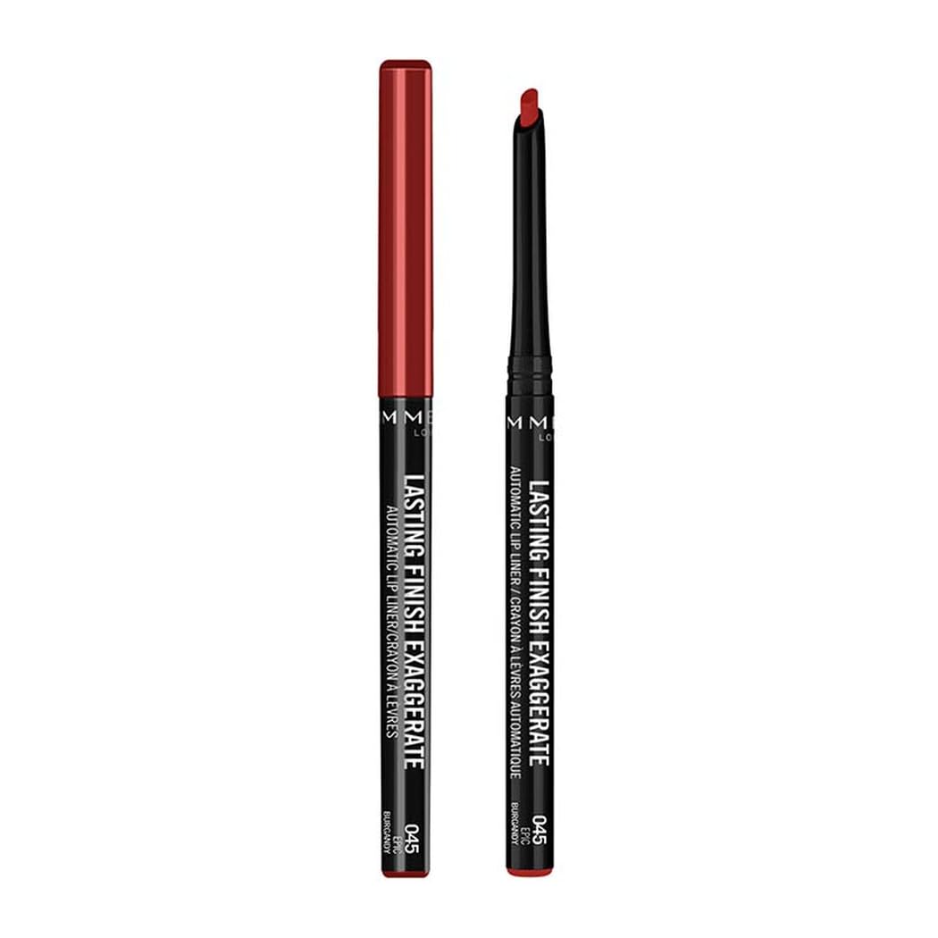 Rimmel RIMMEL Lasting Finish Exaggerate Lip Liner 045 Epic Burgundy 0.35g