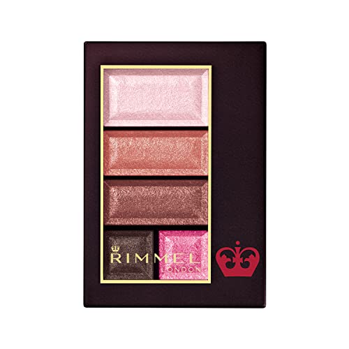 RIMMEL Eyeshadow Palette (Shimmer Blue Undertone Pink) Chocolate Sweet Eyes 109 Red Rose Chocolate 4.5 grams (x 1)