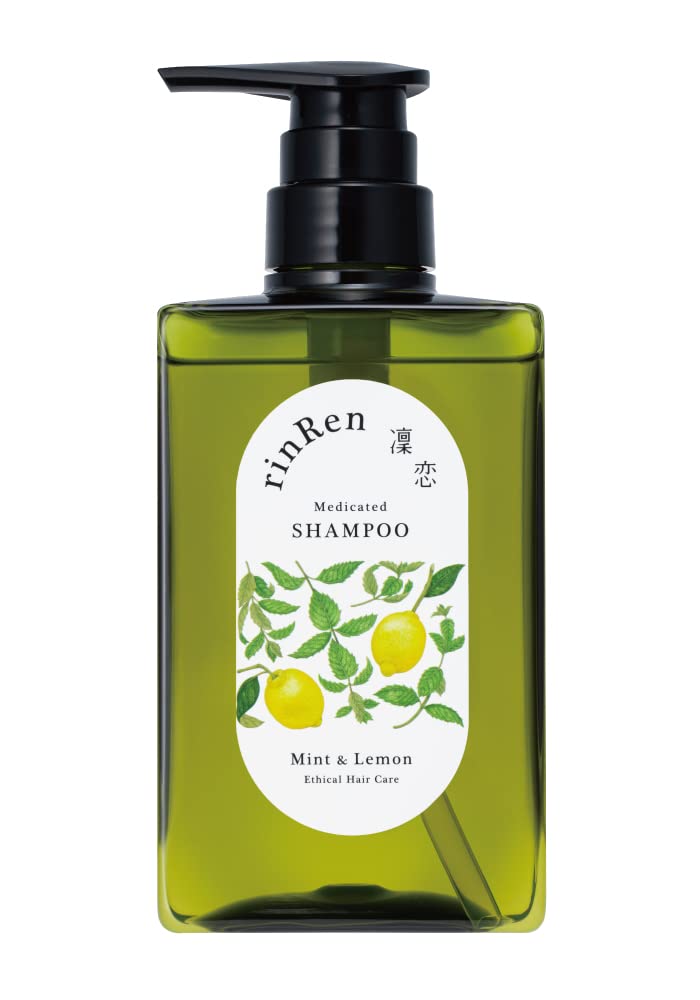 rinRen Mint and Lemon Shampoo 400ml for Japanese Hair Care