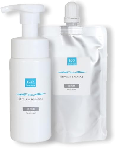 Repair & Balance Mild Facial Wash Set 130mL with Refill Pouch