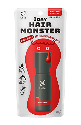 Liese 1DAY Hair Monster Rouge Red 20ml Temporary Hair Color