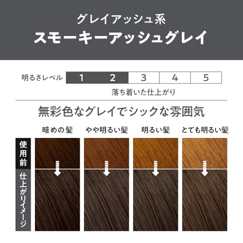 Liese Foam Color Smoky Ash Gray 108ml Japanese Hair Care