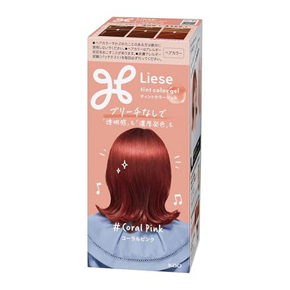 Liese Teint Color Gel Coral Pink 191ml for Japanese Hair Care