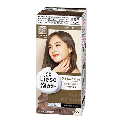 Liese Color Foam Airy Brown 108ml Japanese Hair Care