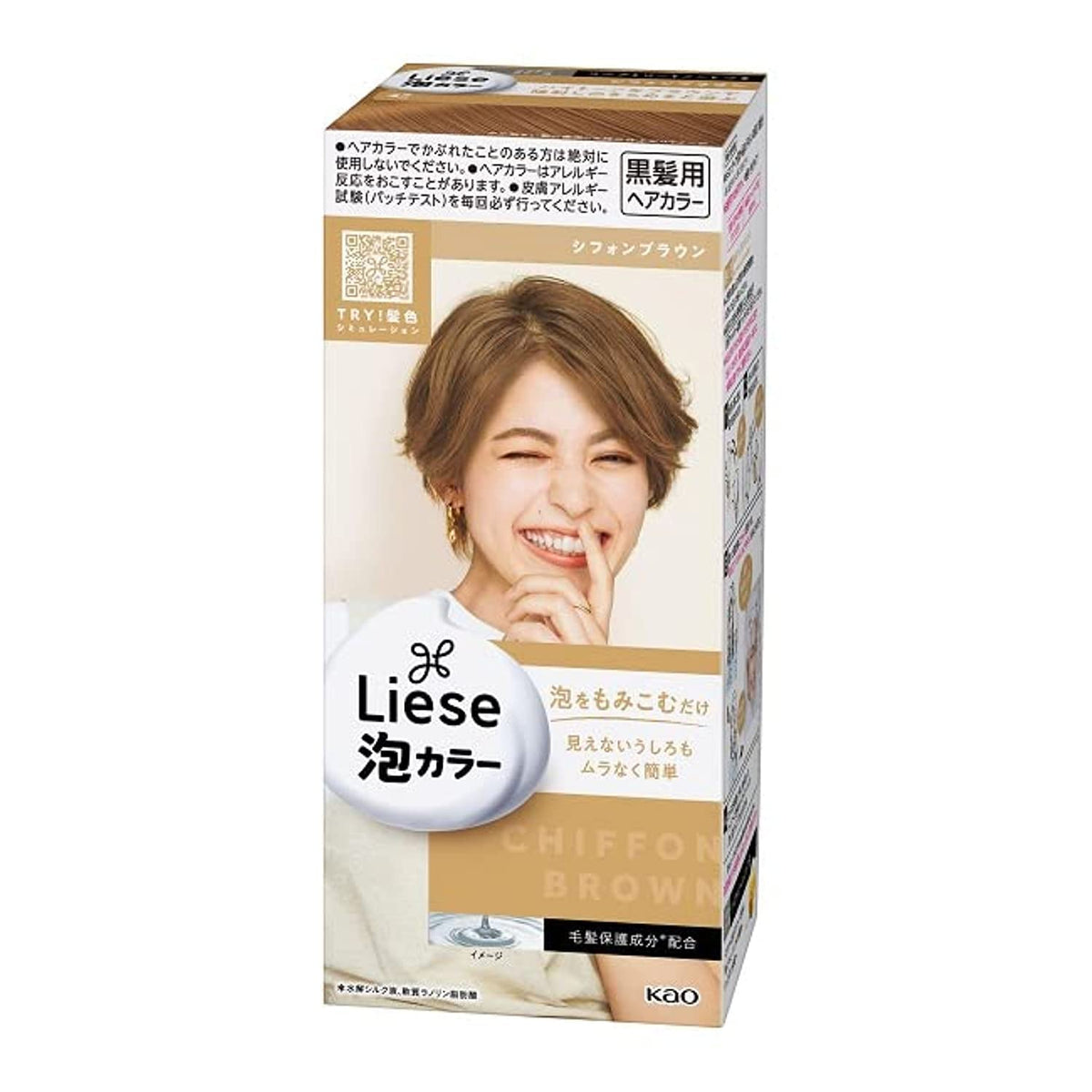 Liese Foam Color Chiffon Brown Japanese Hair Color Treatment