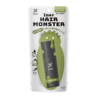 Liese 1DAY Hair Monster Olive Khaki 20ml Waterproof Hair Color
