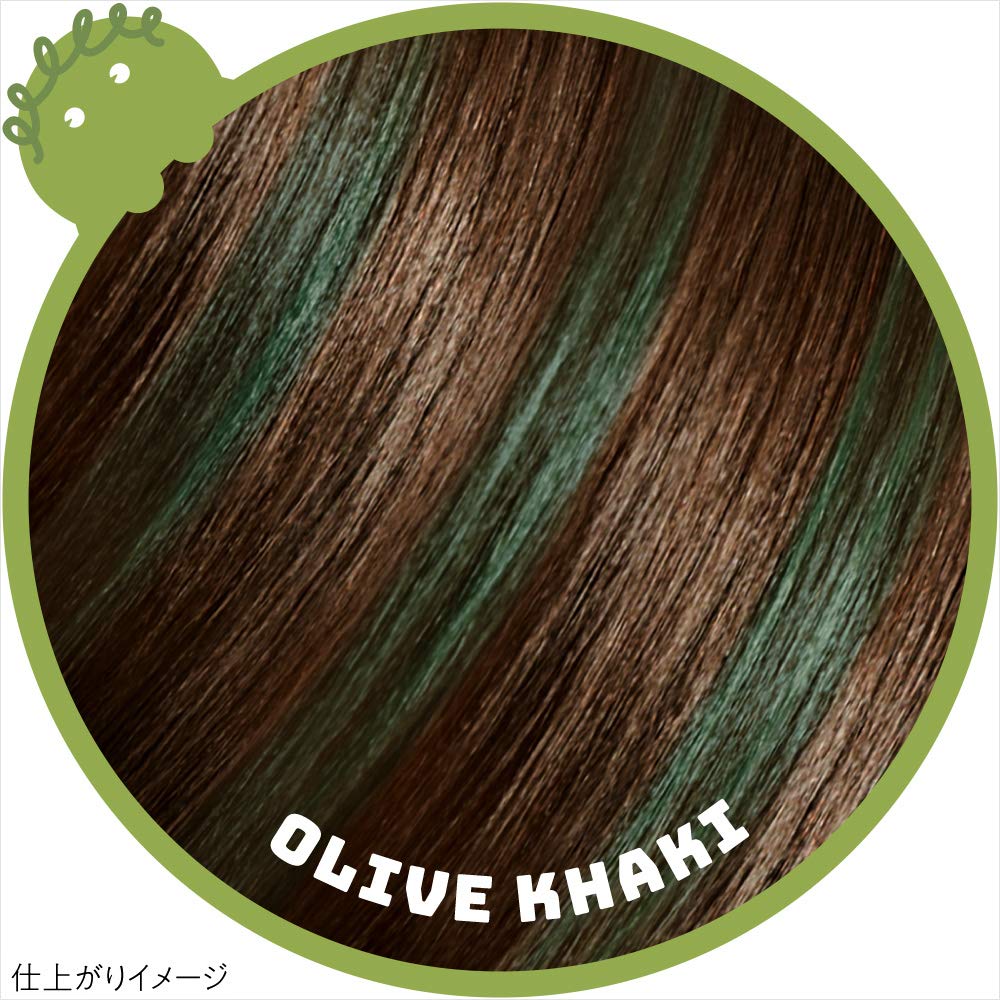 Liese 1DAY Hair Monster Olive Khaki 20ml Waterproof Hair Color