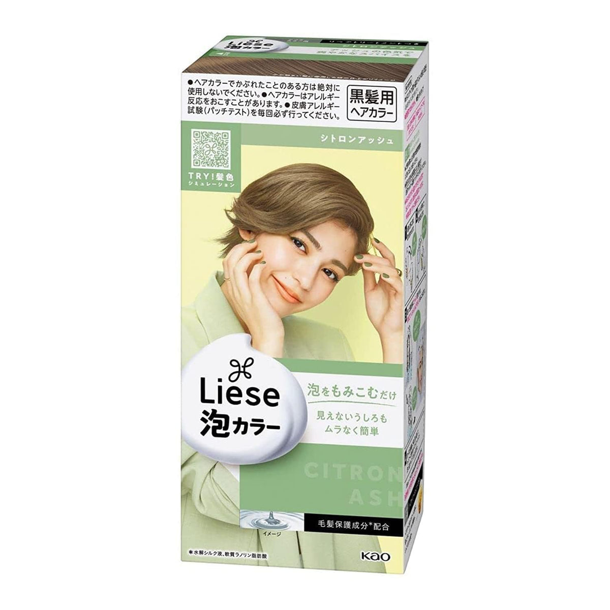 Liese Color Foam Hair Dye Citrus Ash 1 Application