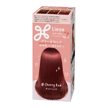 Liese Cherry Red Tint Color Gel 191ml for Dark Hair