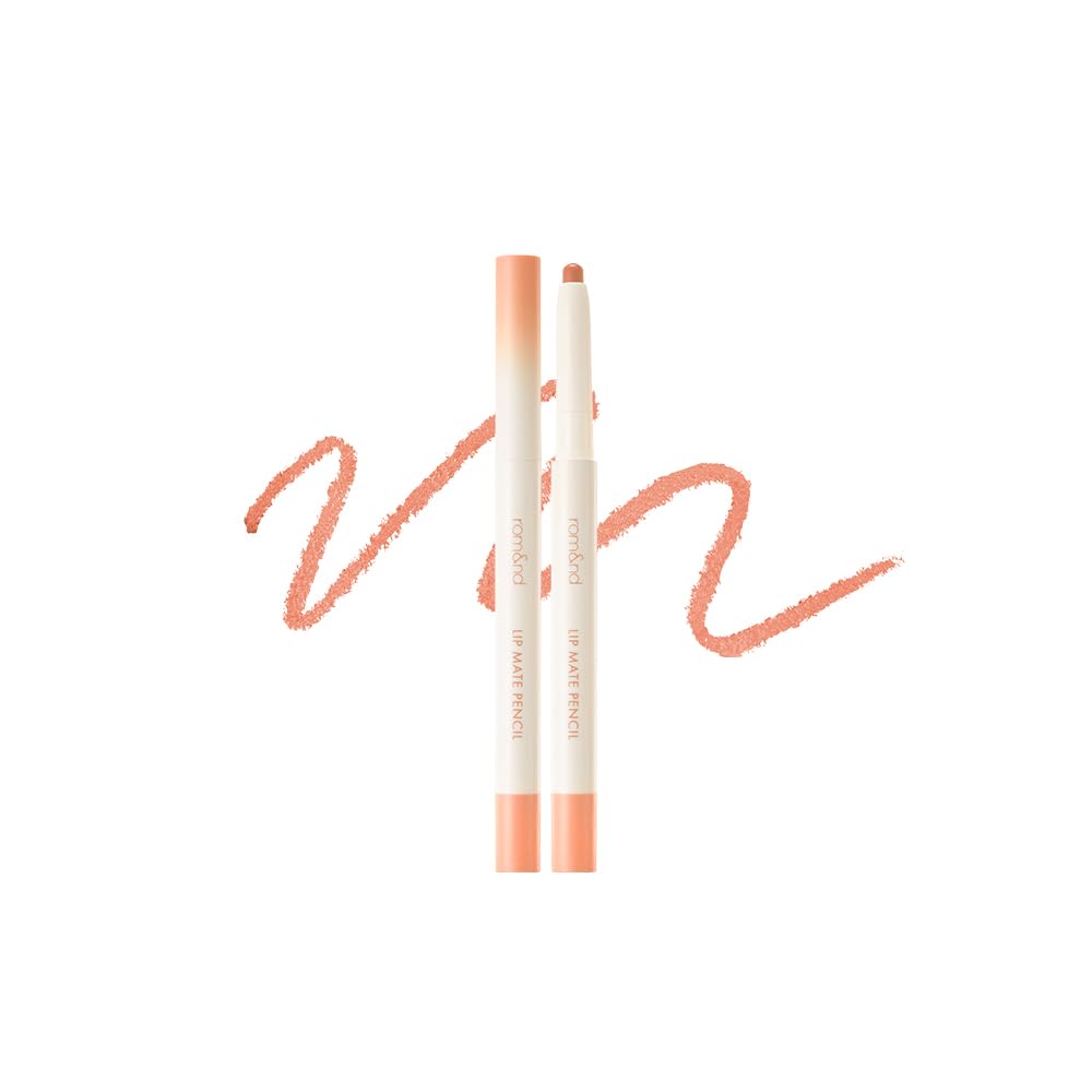 rom&amp;nd Lip Mate Pencil Tender Peach for Effortless Lip Color