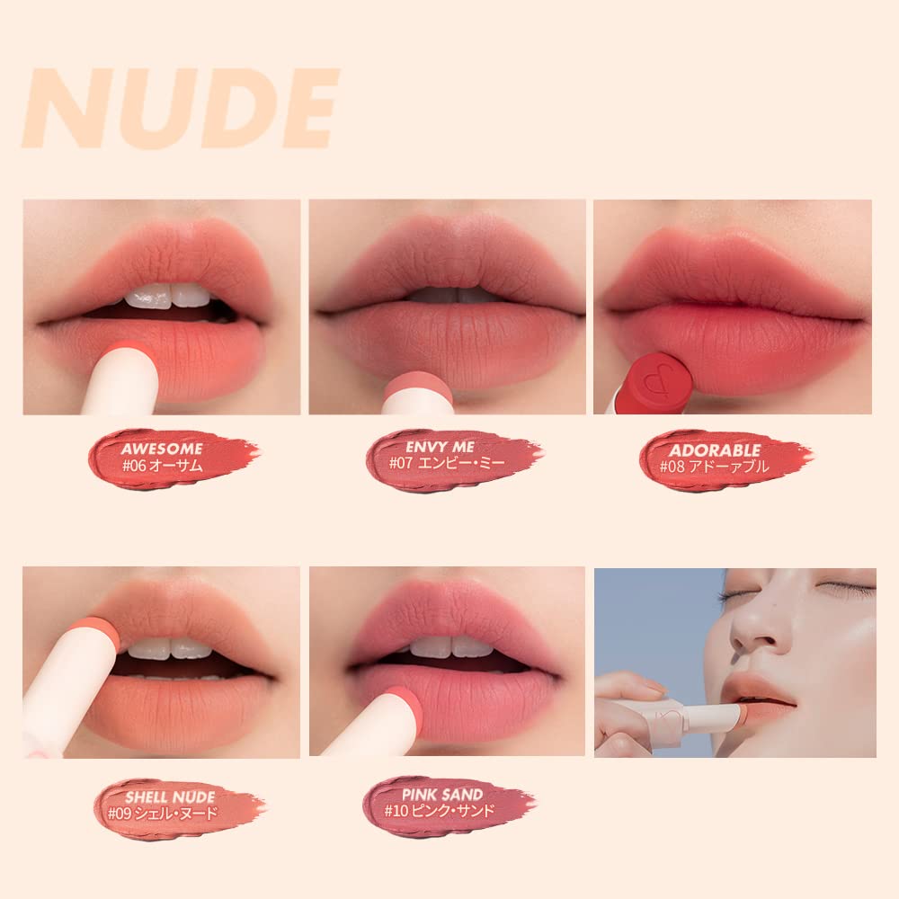 rom&amp;nd ZERO MATTE LIPSTICK Silhouette 03 Long-Lasting Matte Finish