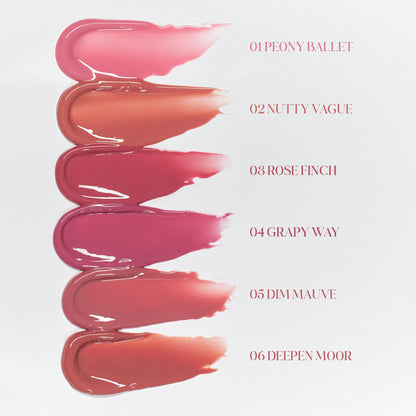 rom&amp;nd Glasting Color Gloss Deep Moon 06 for a Luminous Finish