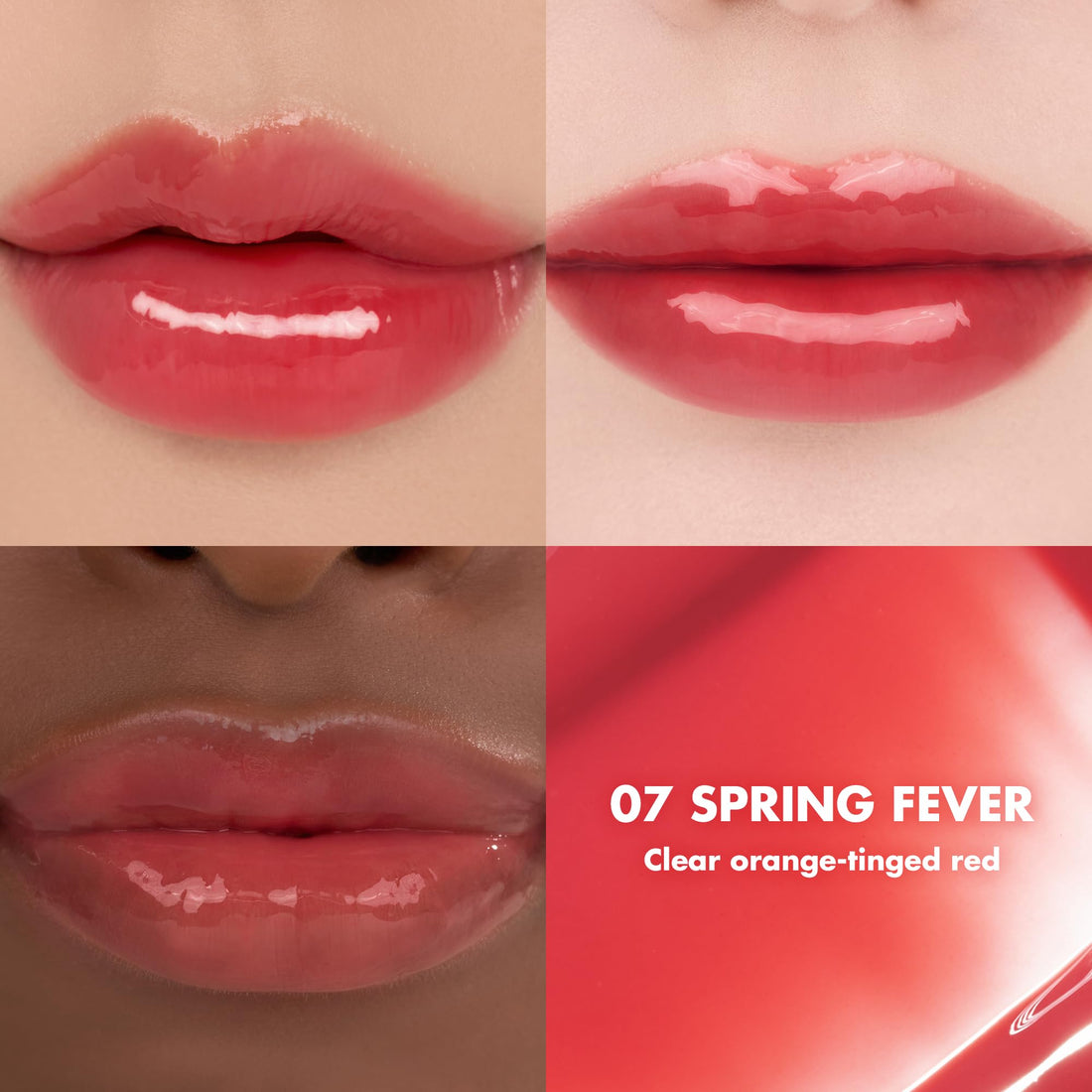 rom&amp;nd GLASTING COLOR GLOSS Spring Fever Lip Gloss 7ml