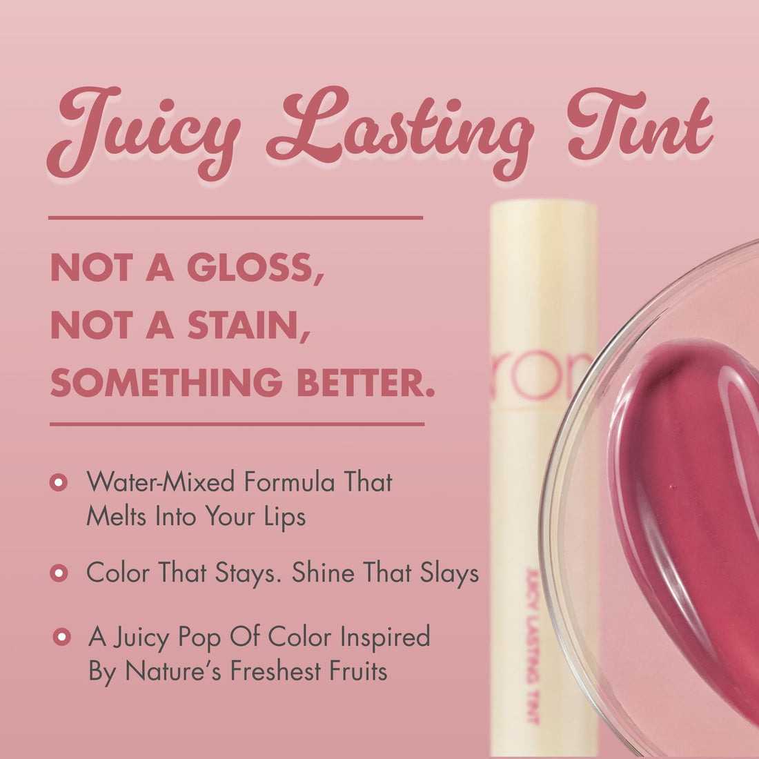 rom&amp;nd JUICY LASTING TINT Long-Lasting Lip Tint 1 Piece