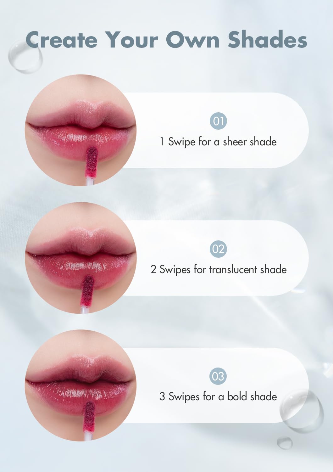 rom&amp;nd DEWY·FUL WATER TINT Hydrating Lip Tint in 10 Murmur Pink