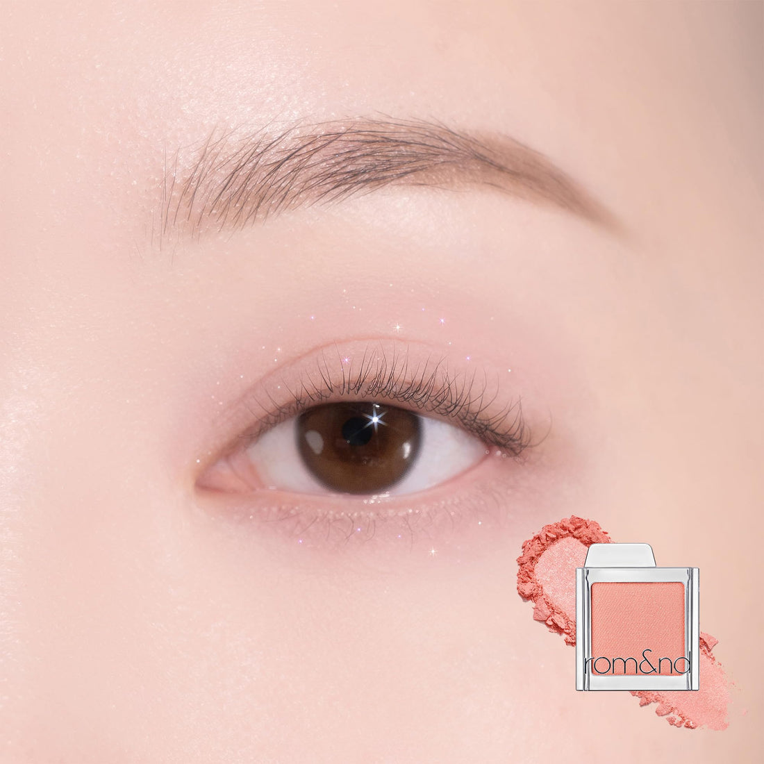 rom&amp;nd Slide In Single Eyeshadow M29 Peach Shoe for Effortless Glam