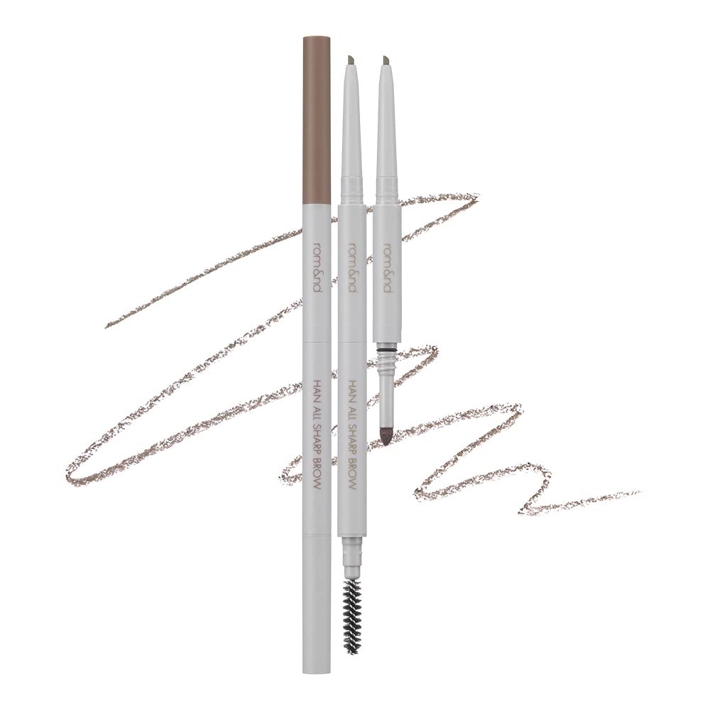 rom&amp;nd HAN ALL BROW Sharp Brow Pencil in Modern Beige