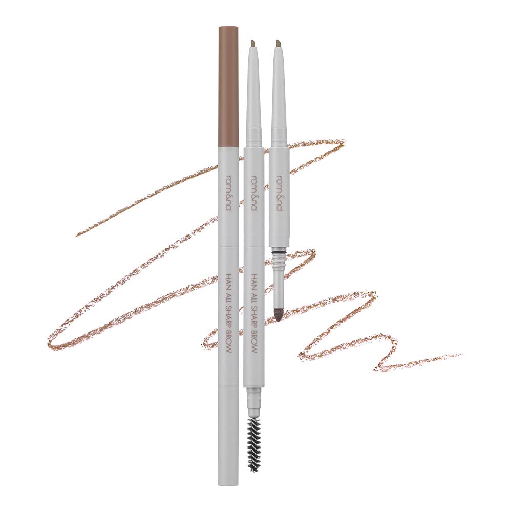 rom&amp;nd HAN ALL BROW Sharp Brow Pencil in Merry Blondie