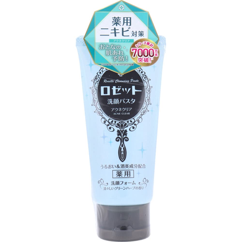 ROSETTE Cleansing Paste Clear 120g for Japanese Skincare