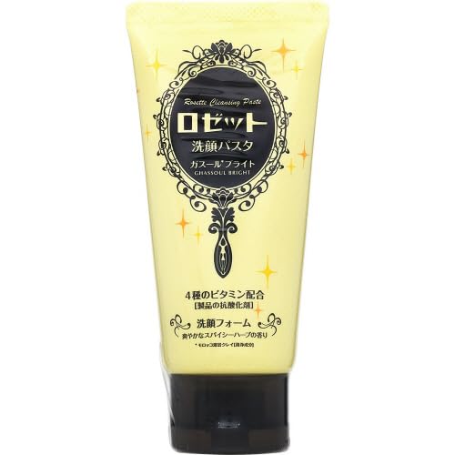 ROSETTE Facial Cleansing Paste Ghassoul Bright 120g - Japanese Skincare