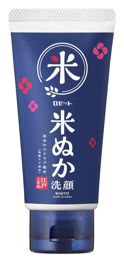 ROSETTE Rice Bran Facial Cleanser 120g - Japanese Skincare