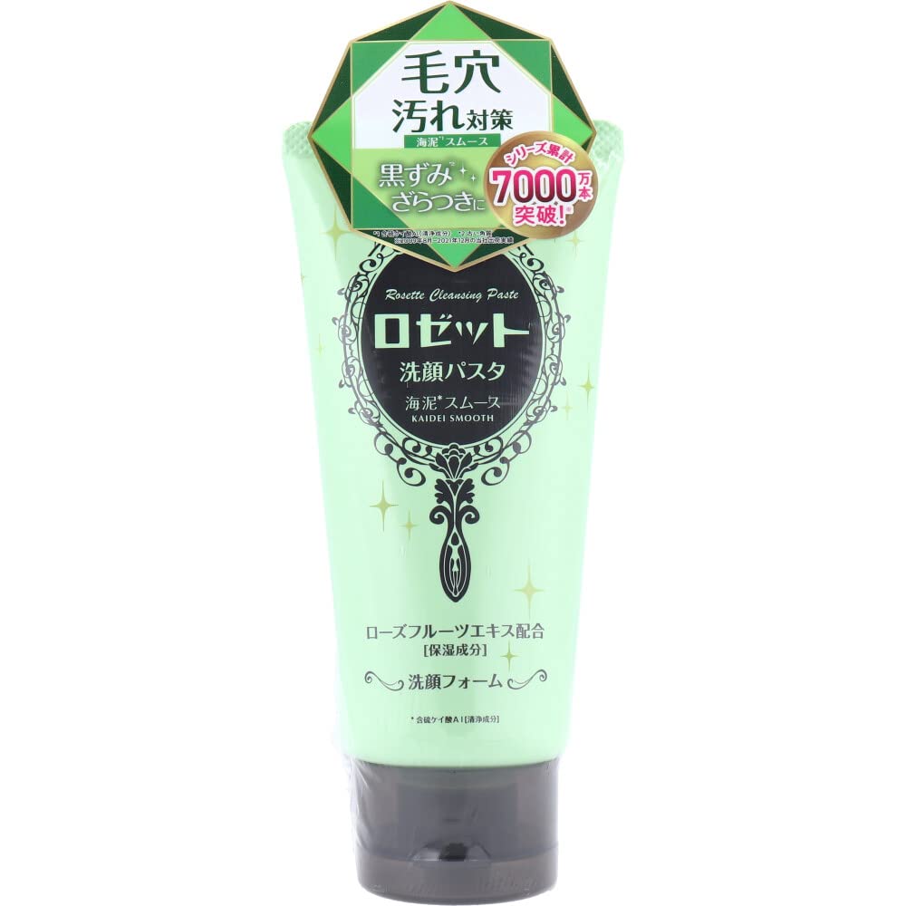 ROSETTE Cleansing Paste Sea Mud Smooth 120g for Japanese Skincare