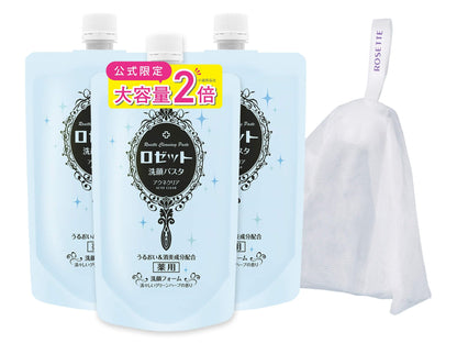 ROSETTE Cleansing Paste Clear 240g for Japanese Skincare Routine