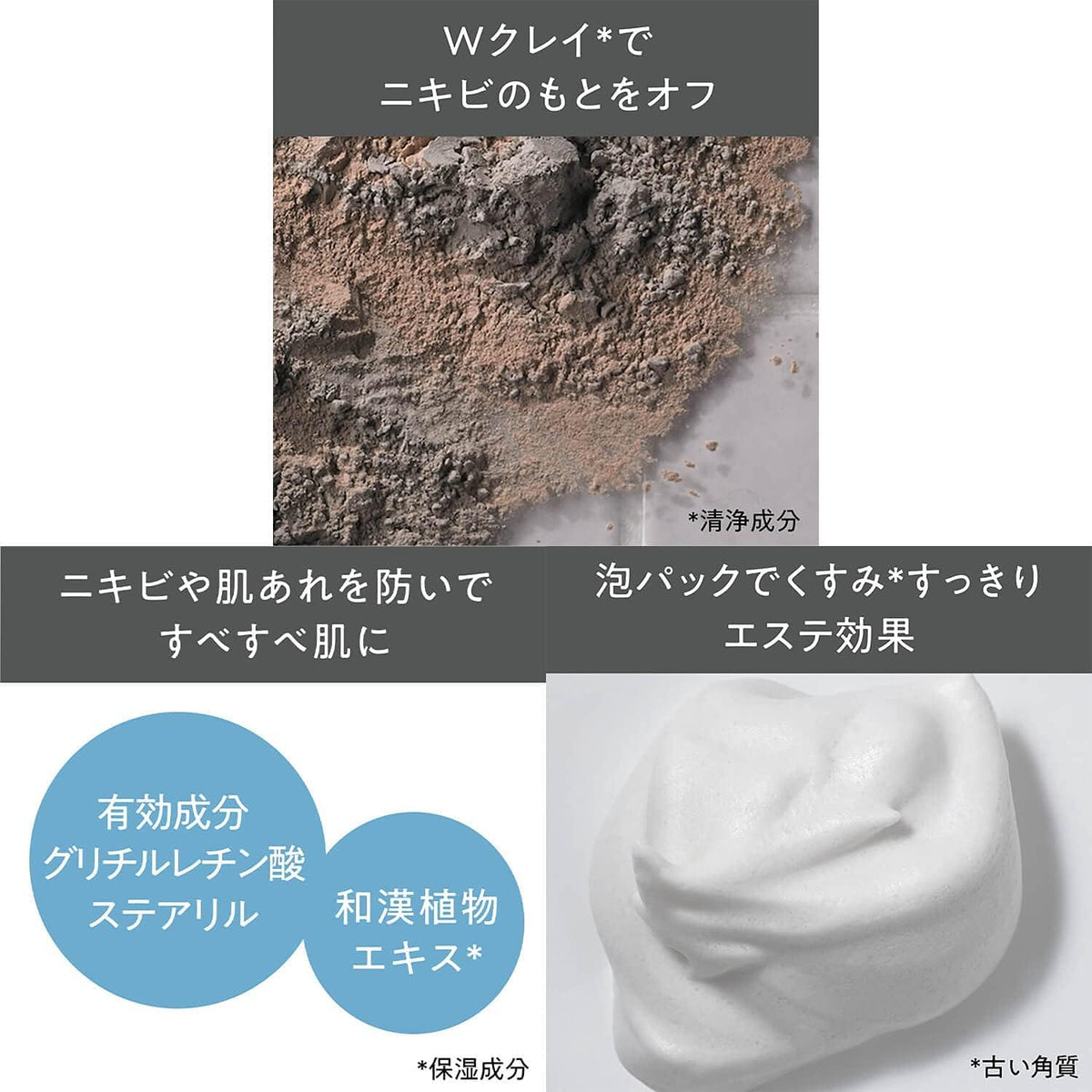 ROSETTE Cleansing Paste Clear 240g for Japanese Skincare Routine