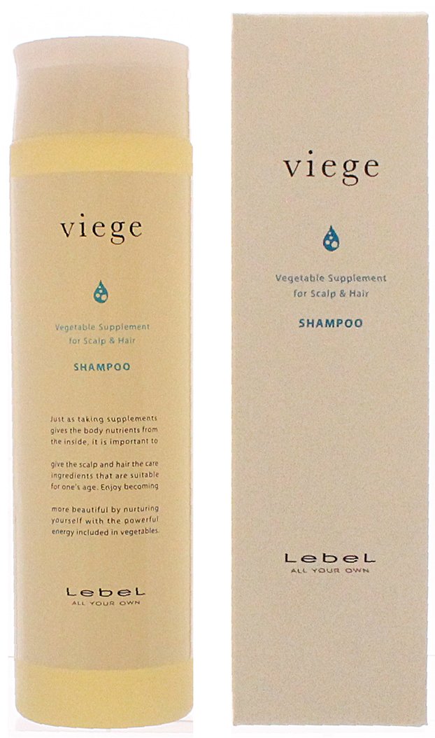 Lebel Viege Shampoo, Beige 240ml (x 1)