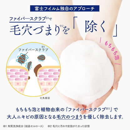 Runamea AC Fiber Foam Cleanser 120g Gentle Japanese Skincare