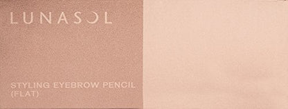 LUNASOL Stylo à Sourcils Plat 02 Brun - Maquillage Japonais