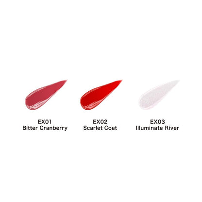 LUNASOL Lip Glow Flash EX03 Vibrant Liquid Lip Color