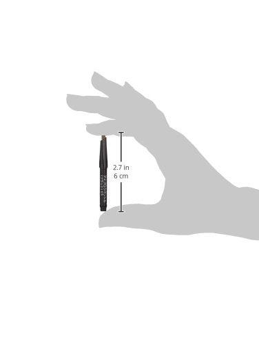 LUNASOL Styling Eyebrow Pencil Flat 01 Black 0.19g