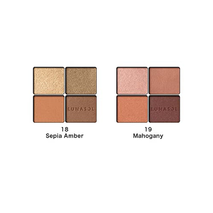 LUNASOL Eye Coloration 19 Four-Color Eyeshadow Set