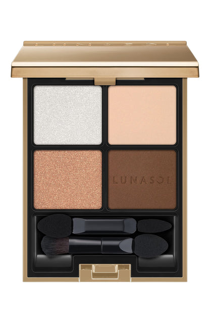 LUNASOL Eye Coloration 15 Dramatic 4-Color Eyeshadow Palette 6.7g