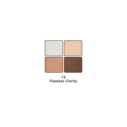 LUNASOL Eye Coloration 15 Dramatic 4-Color Eyeshadow Palette 6.7g