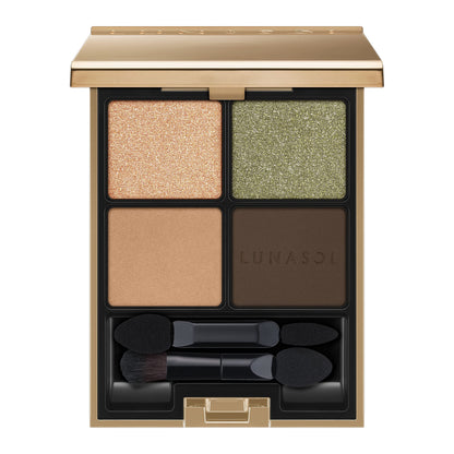 LUNASOL Eye Coloration Palette 17 with Vibrant Shades 6.4g