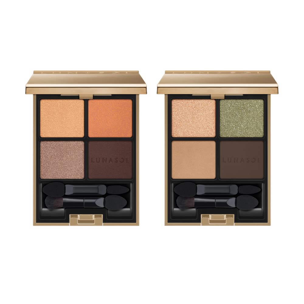 LUNASOL Eye Coloration Palette 17 with Vibrant Shades 6.4g